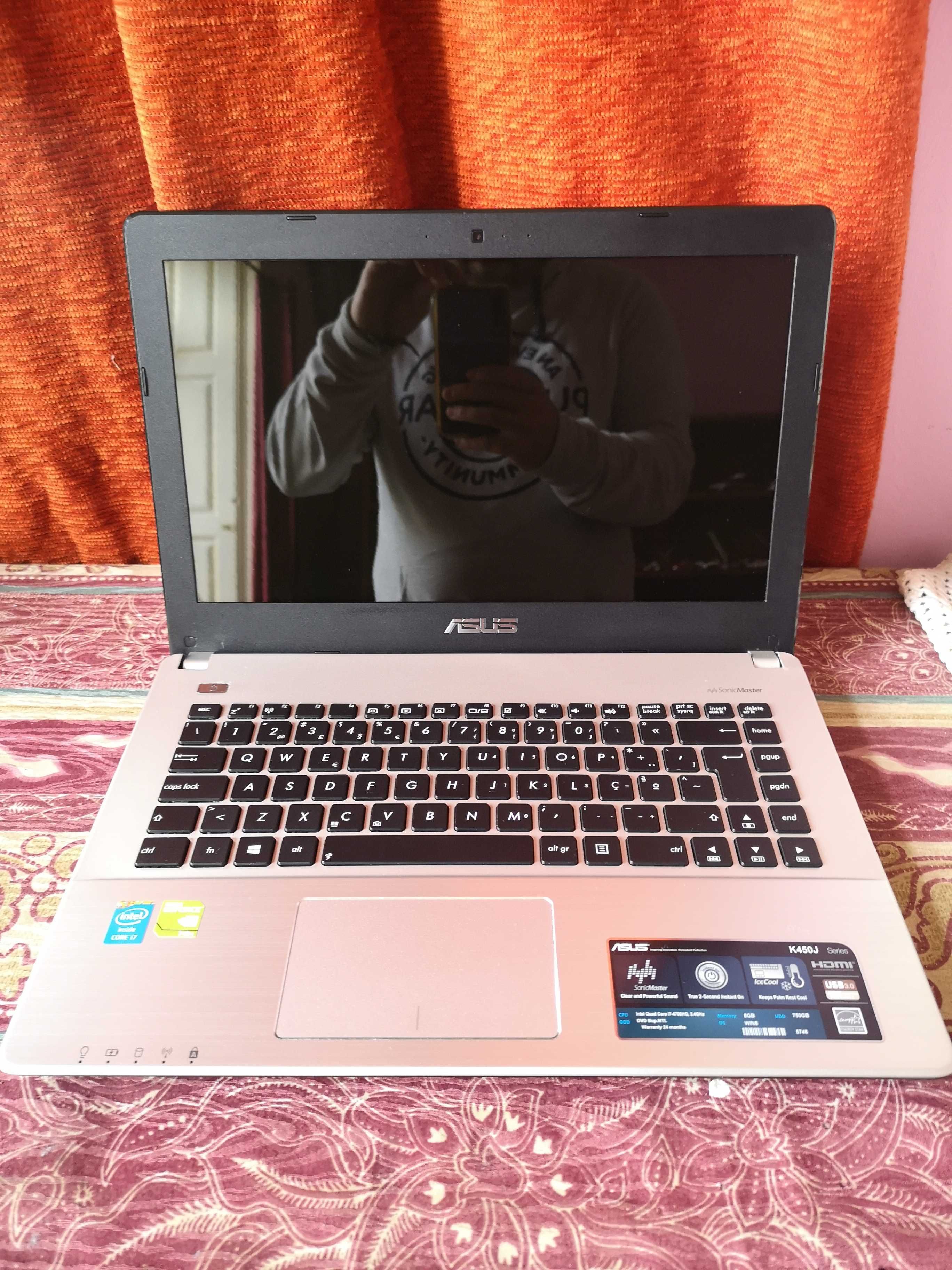 Portátil Asus K450JF-WX021H Como Novo