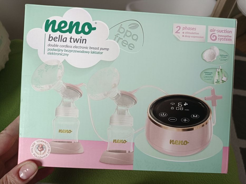 Laktator Neno Bella Twin + NOWE butelki