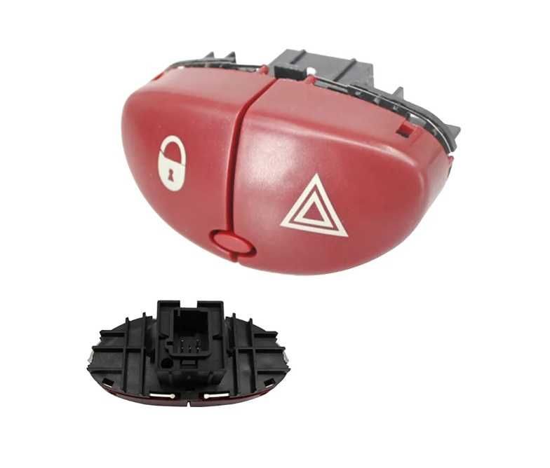 Botão interruptor Emergencia 4 piscas Citroen Peugeot 206 e 207 Novo