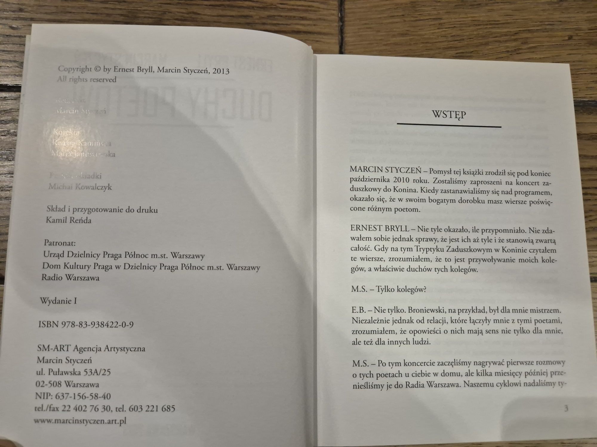 Duchy poetów - Ernest Bryll, Marcin Styczeń