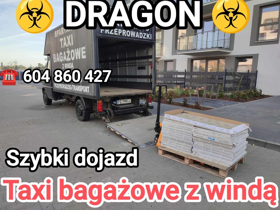 DRAGON Taxi Bagażowe winda,Bagazowka,Transport Motocykli,Auto Laweta