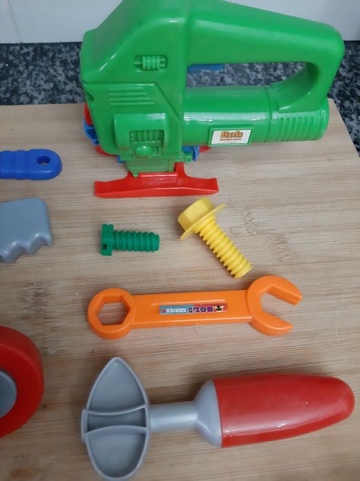 Conjunto de ferramentas de brincar