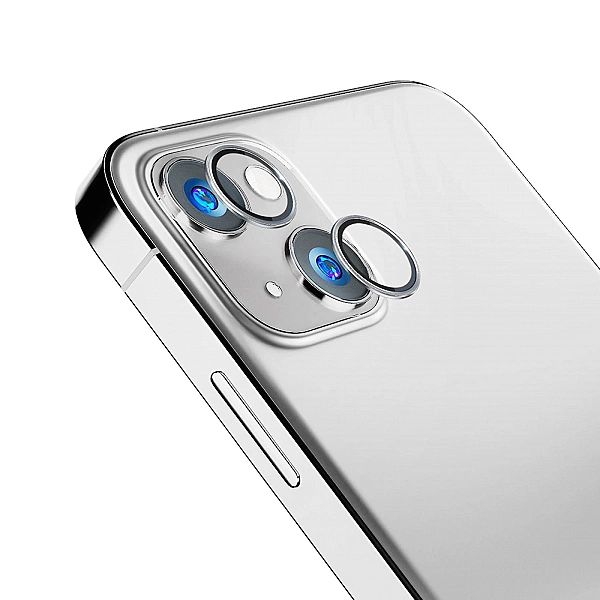 Osłona aparatu 3mk Lens Protection Pro na iPhone 14 Plus - srebrna