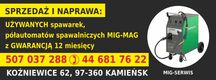 Sprzedaż i Naprawa używanych spawarek Mig Mag z Gwarancją 12-miesięcy