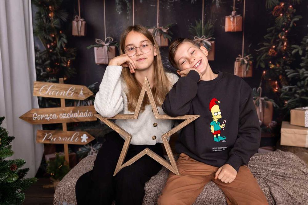 Sesja świąteczna w studiu pod Warszawą