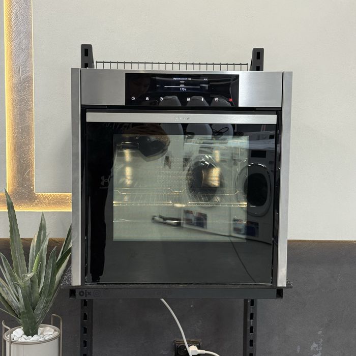 2в1!! Вбудована духовка з пароваркою Neff B56VT64N0. Піролізна очистка