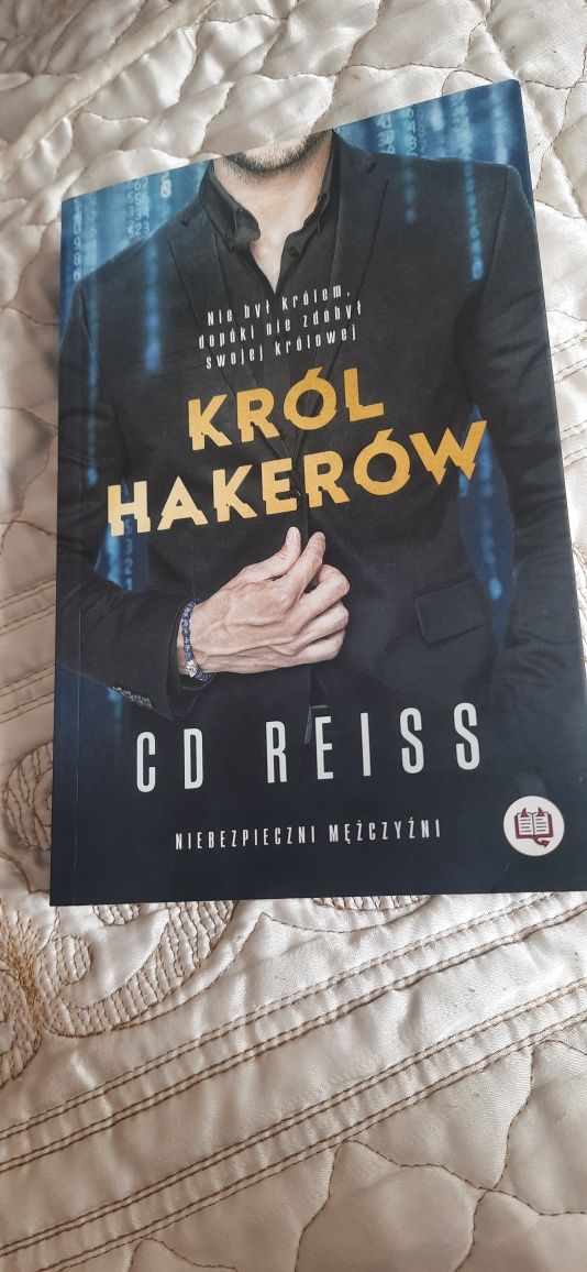 Książka Cd Reids "Król Hakerów"...romans sensacyjny .