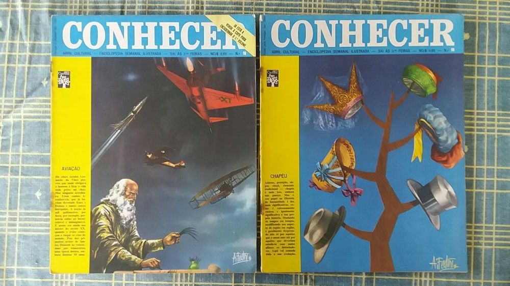 Vendo revistas " Conhecer " da editora abril cultural ,