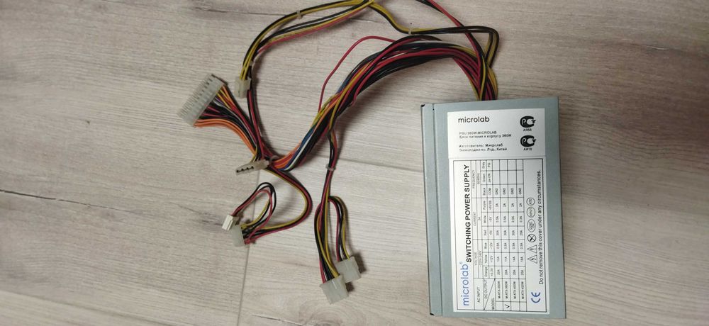 Блок питания ATX Microlab 360W