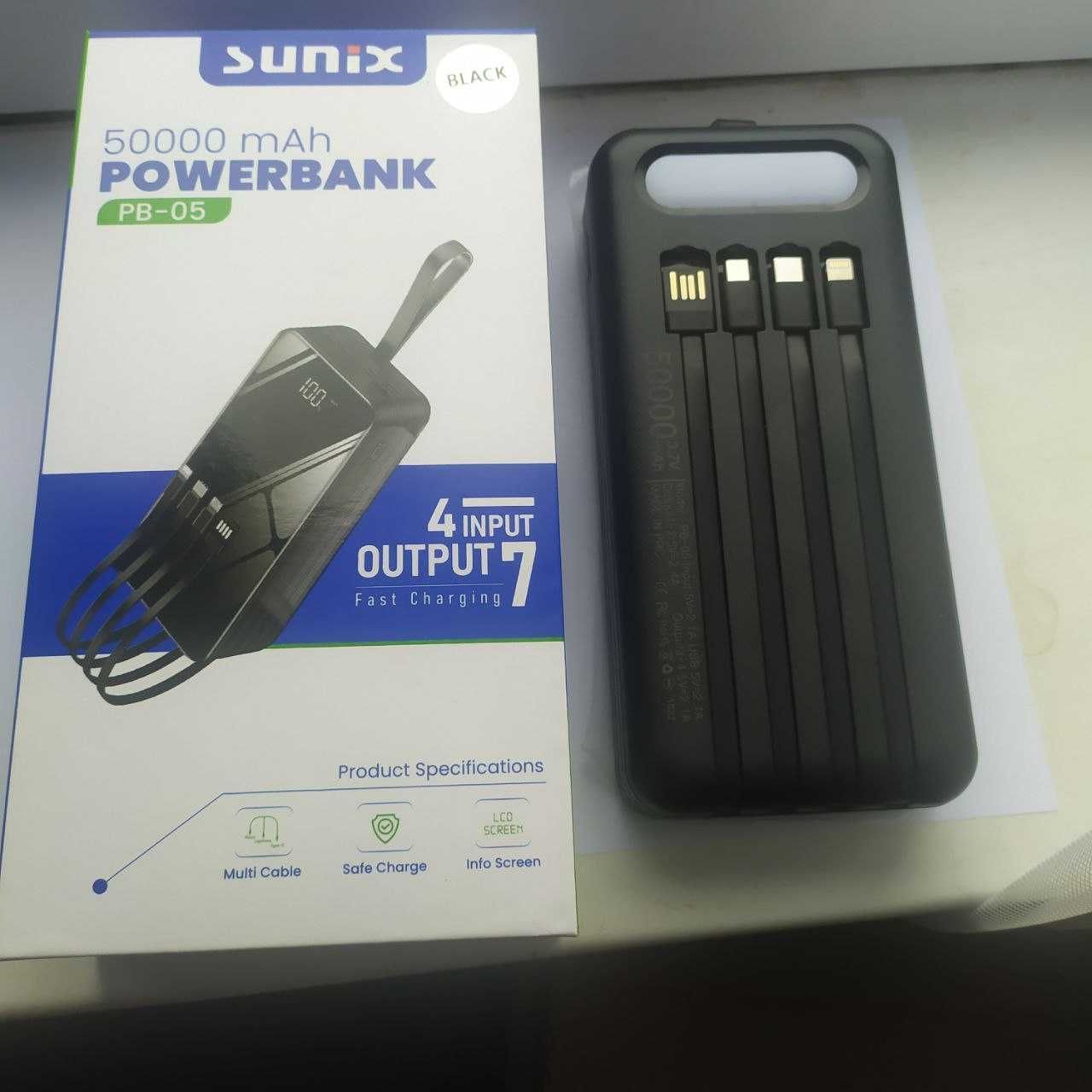 PowerBank 50 000mAh Sunix, підходить для роутера!!!