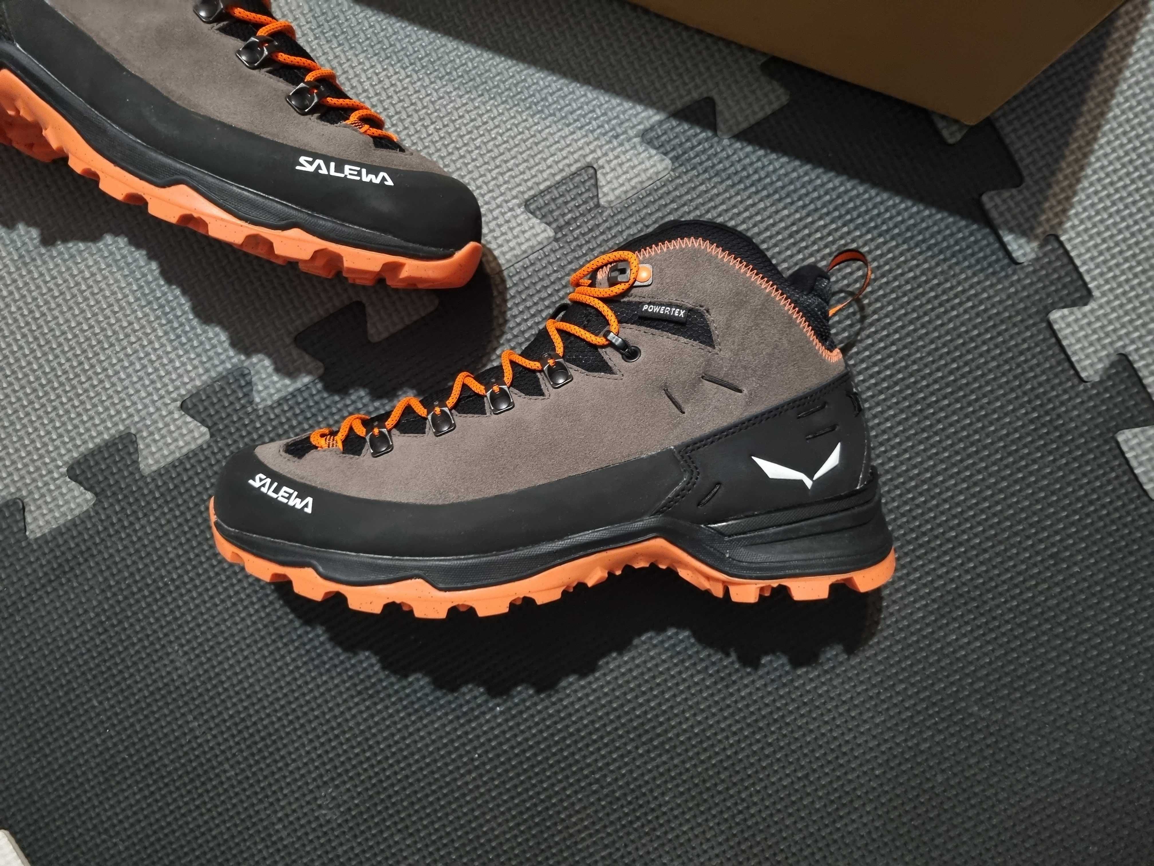 Nowe męskie buty turystyczne trekkingowe górskie Salewa Powertex skóra