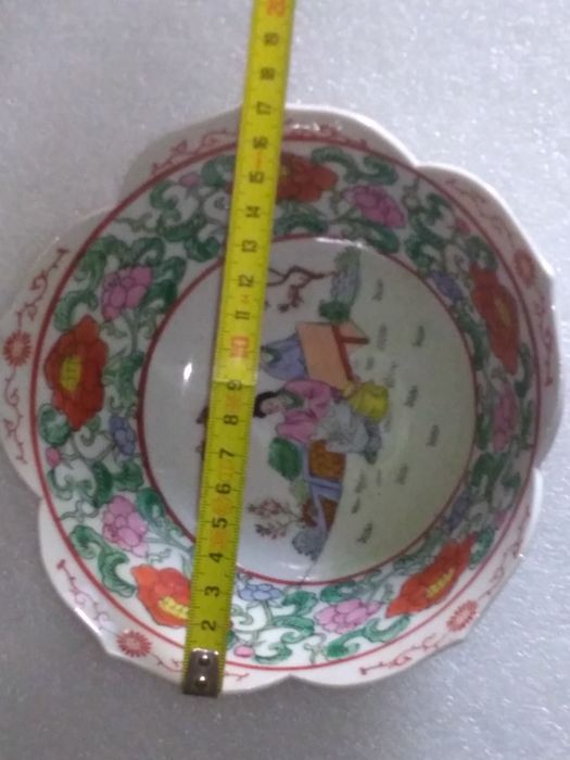 Antiga Taça Porcelana Chinesa