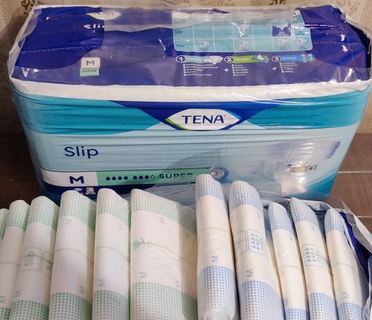Подгузники для взрослых Tena slip super medium, 37 штук