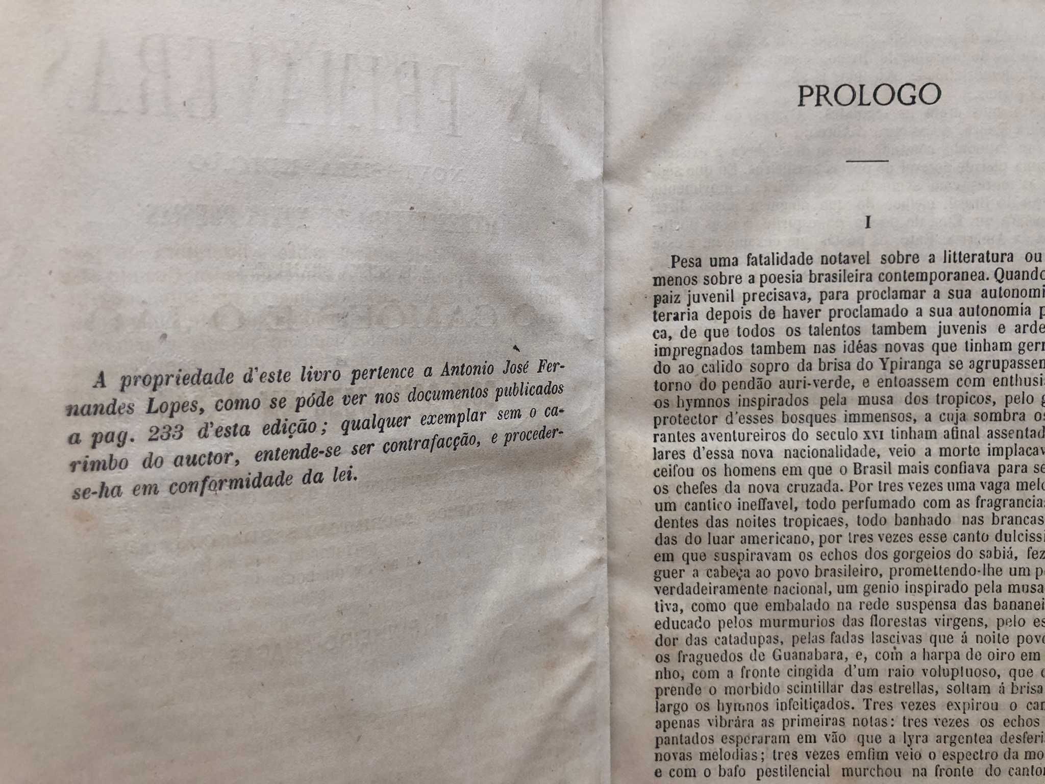 As Primaveras - Casimiro J. M. de Abreu