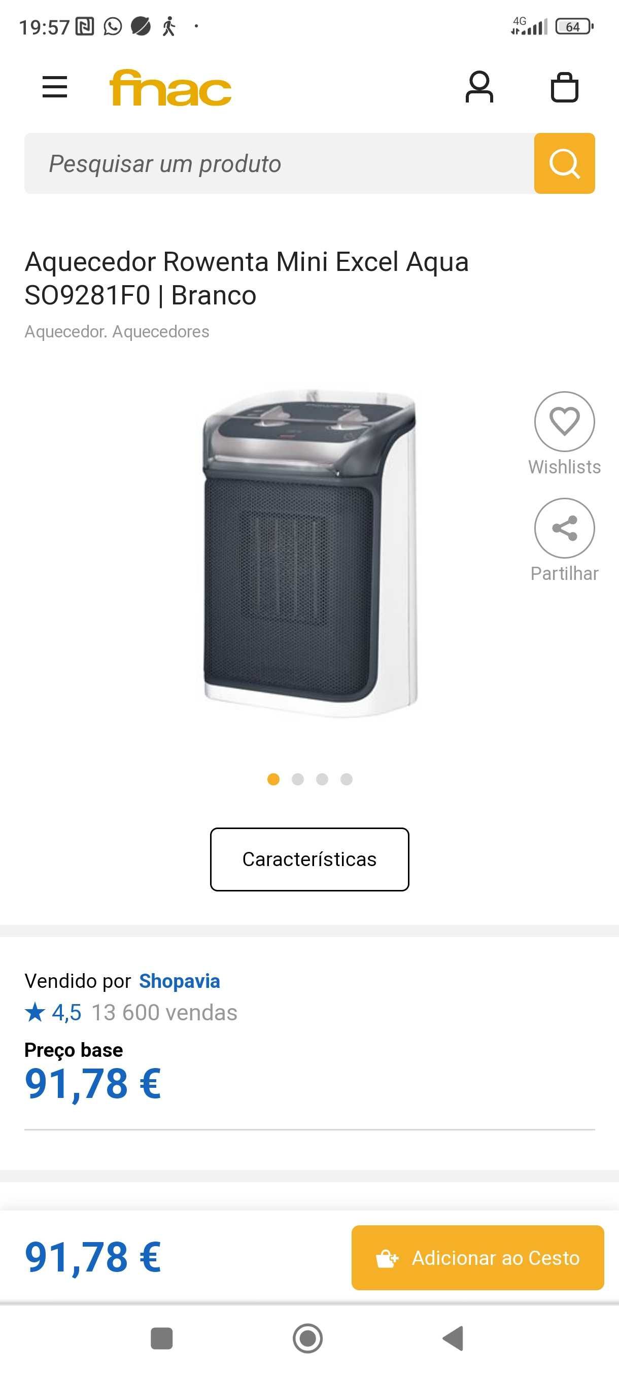 Aquecedor pequeno / Small heater