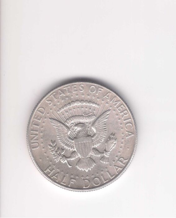 SREBRNA Moneta 1/2 Dolara 1967 Kennedy Half Dollar USA