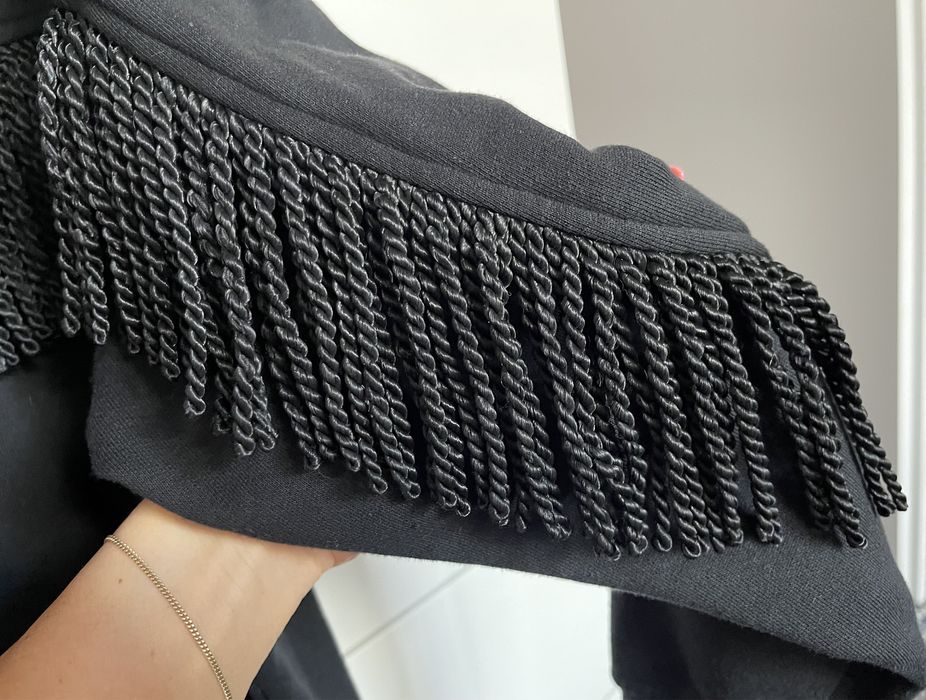 Pinko bluza sukienka z frędzlami