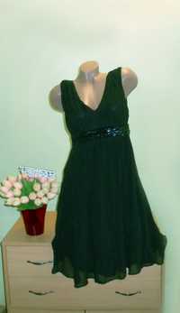 маленька чорна сукня 46 розмір пайєтки