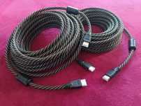Kabel HDMI High Speed Ethernet CCS 15m Oplot LB0051 z filtrami 2x 15m