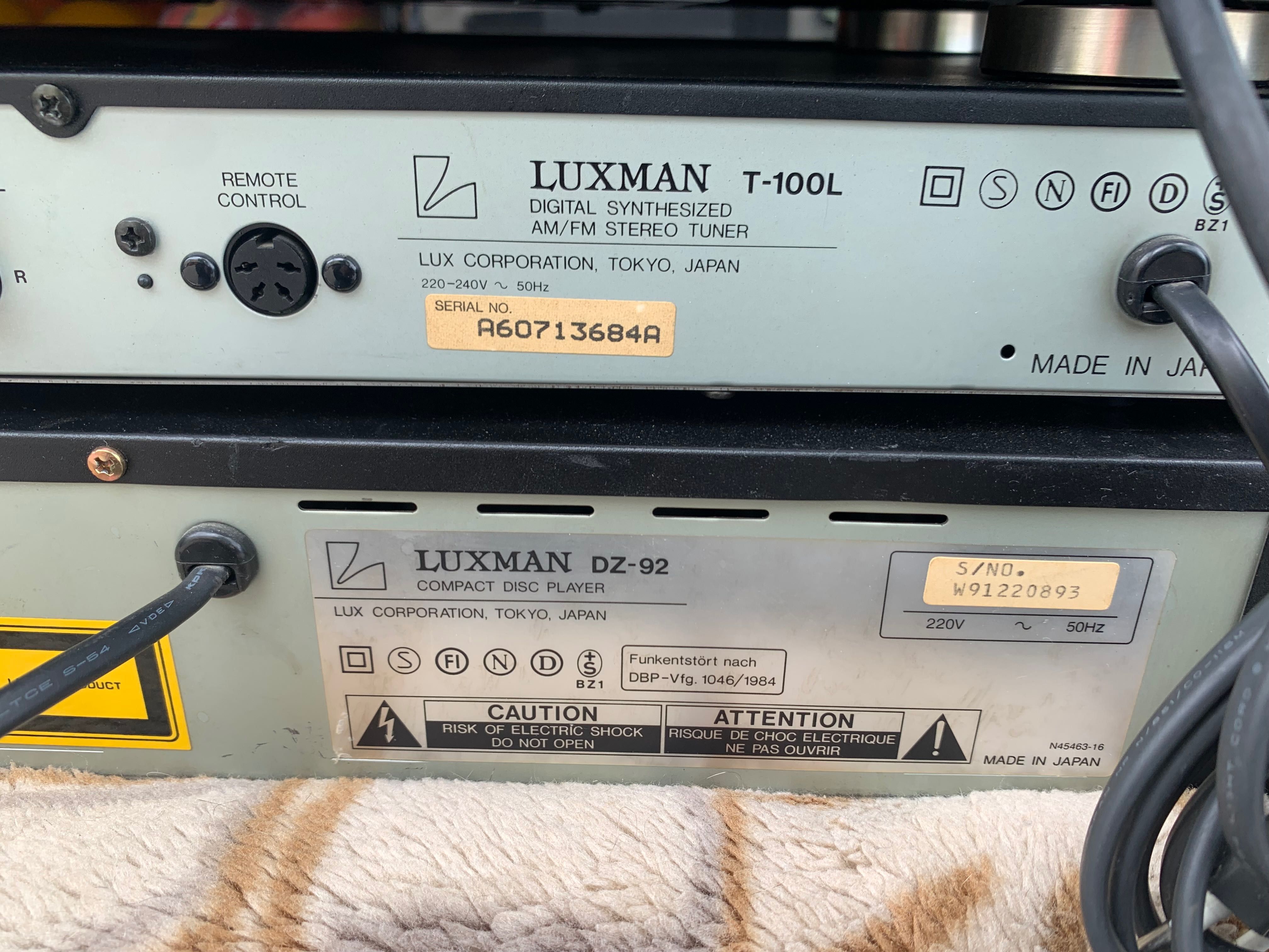 Tuner FM LUXMAN T 100L