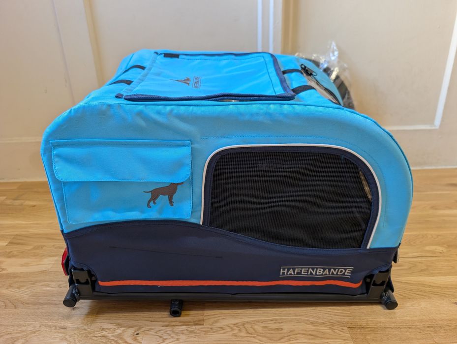 Hafenbande Przyczepka Rowerowa Cabby S dla psa 116x52x61cm do 20kg Zwr