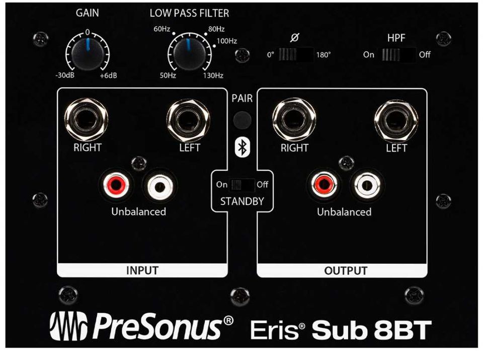 Сабвуфер Presonus ERIS SUB 8 BT + монітори Presonus ERIS 3.5