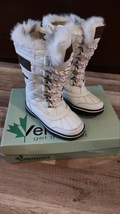 Śniegowce, buty zimowe dla dziewczynki VEMONT roz. 28, wodoodporne