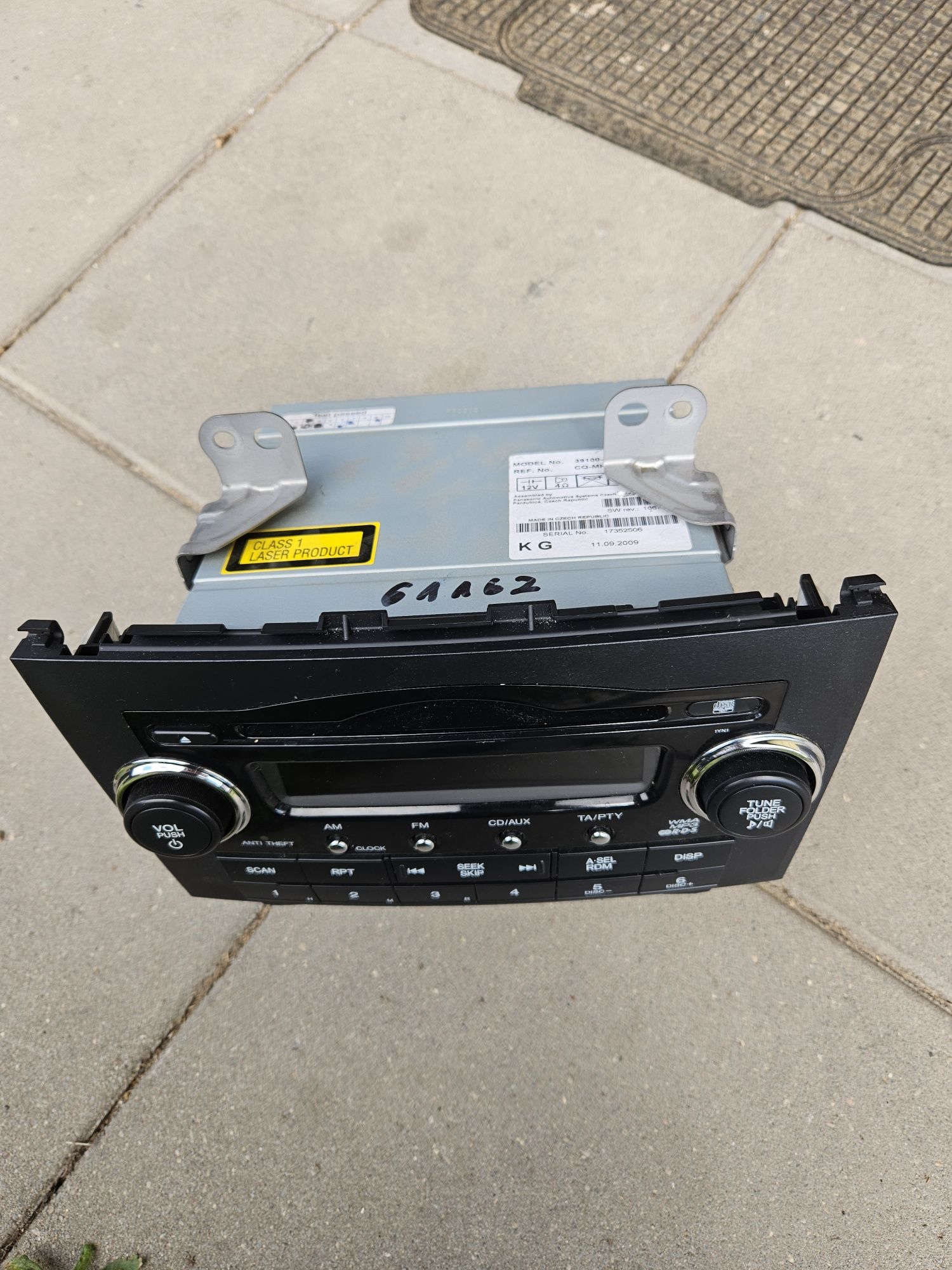 Radio 6 CD Honda CRV 2009