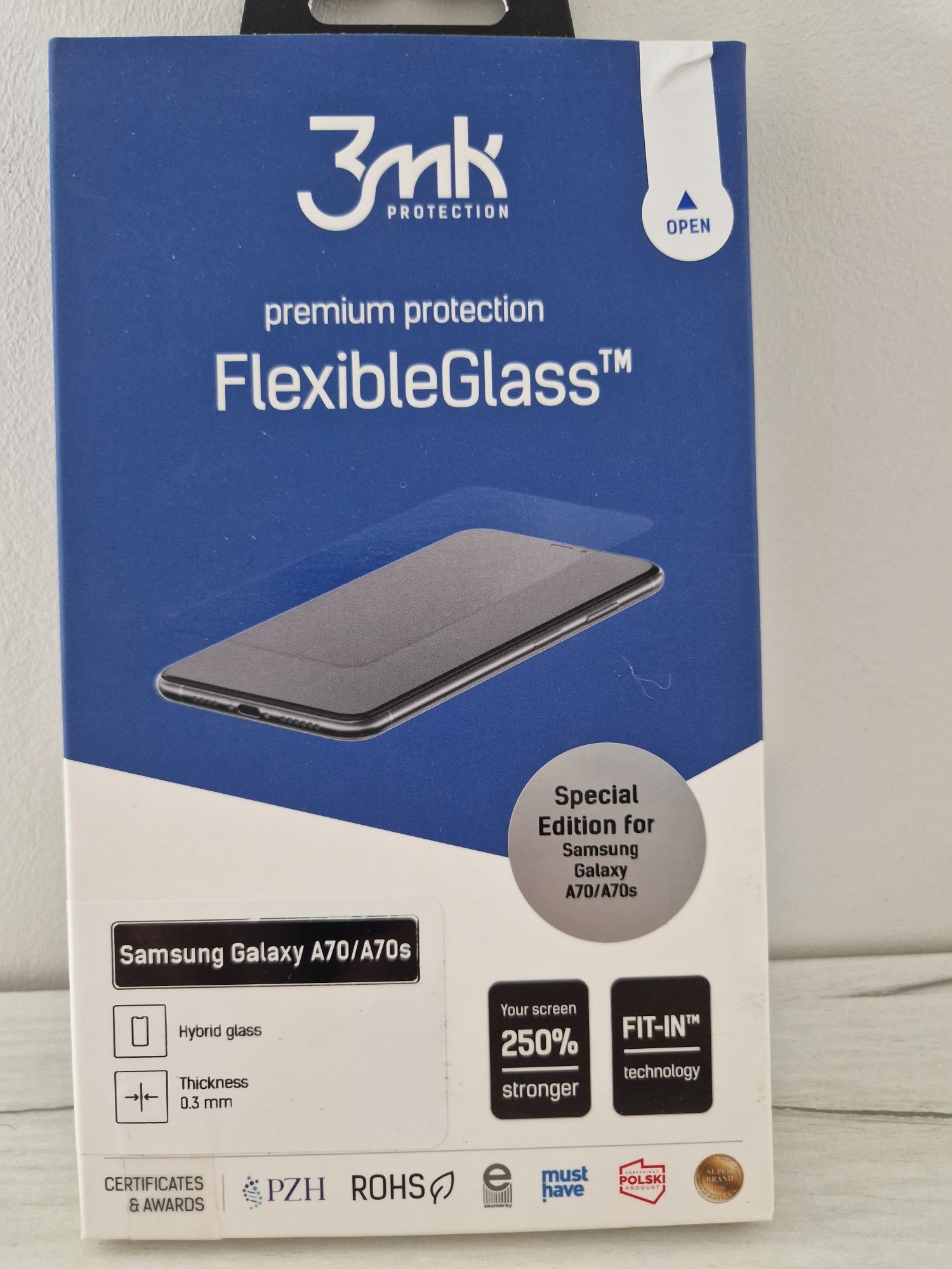 Hartowane szkło hybrydowe 3MK FlexibleGlass Samsung Galaxy A70 / A70S