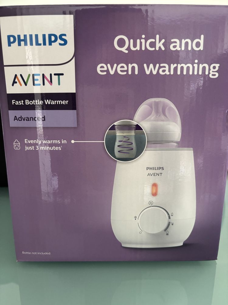 Aquecedor biberões avent