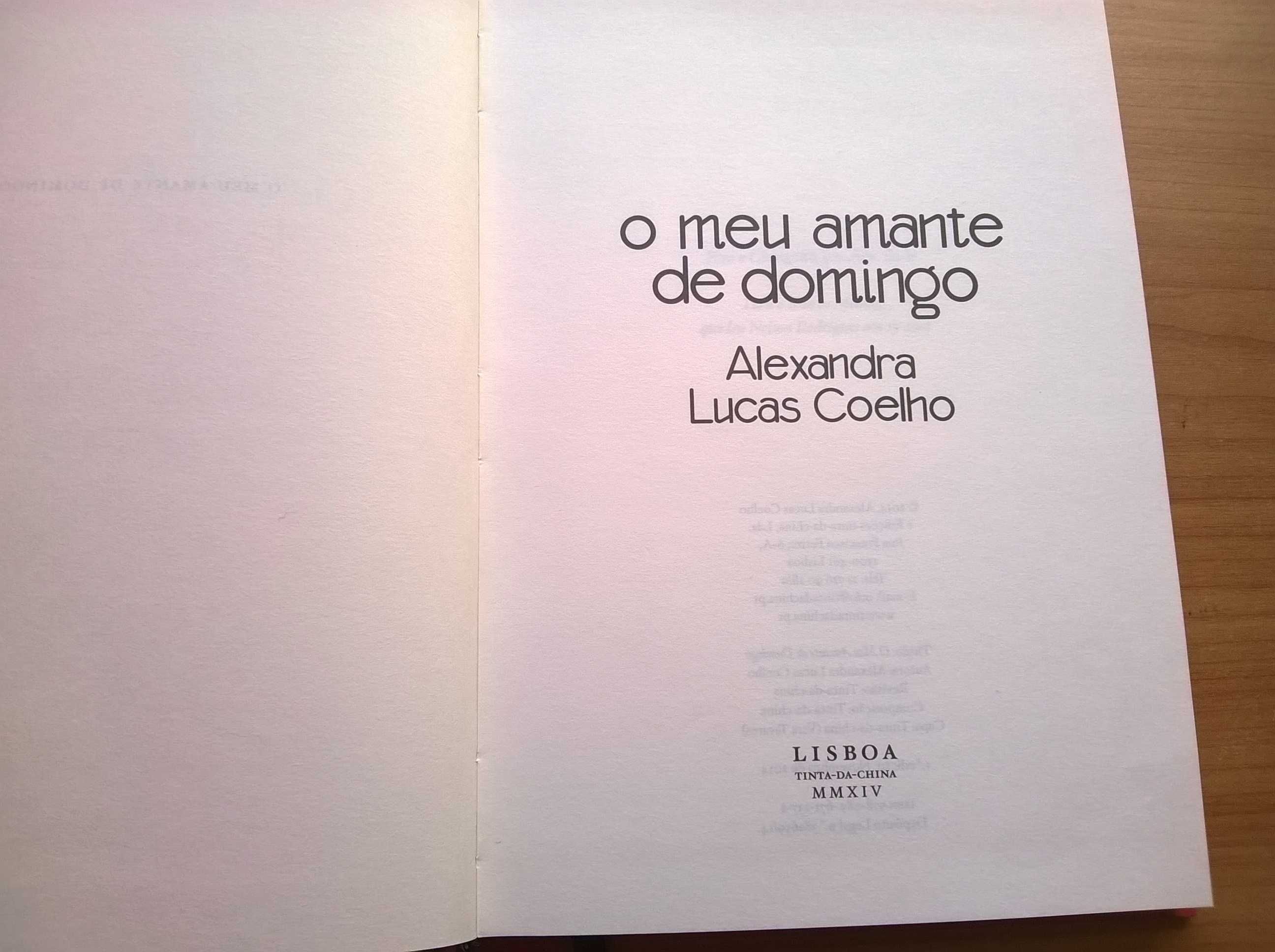 O Meu Amante de Domingo - Alexandra Lucas Coelho