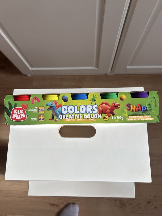 Kreatywna masa plastyczna. Elefun  5 kolorów