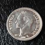 moeda 1 bolivar  venezuela 1960 prata