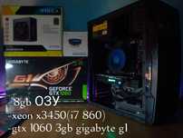 TOP! 8потоків/gtx1060 3gb/8gb/600w br.+/120hdd