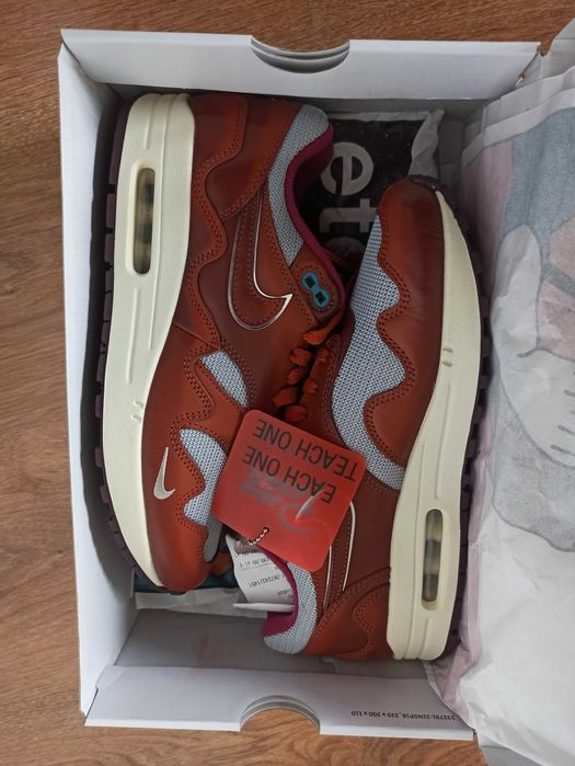 (r Eur 41) Nike Air Max 1 Patta The Next Wave Dark Russett DO9549,-200