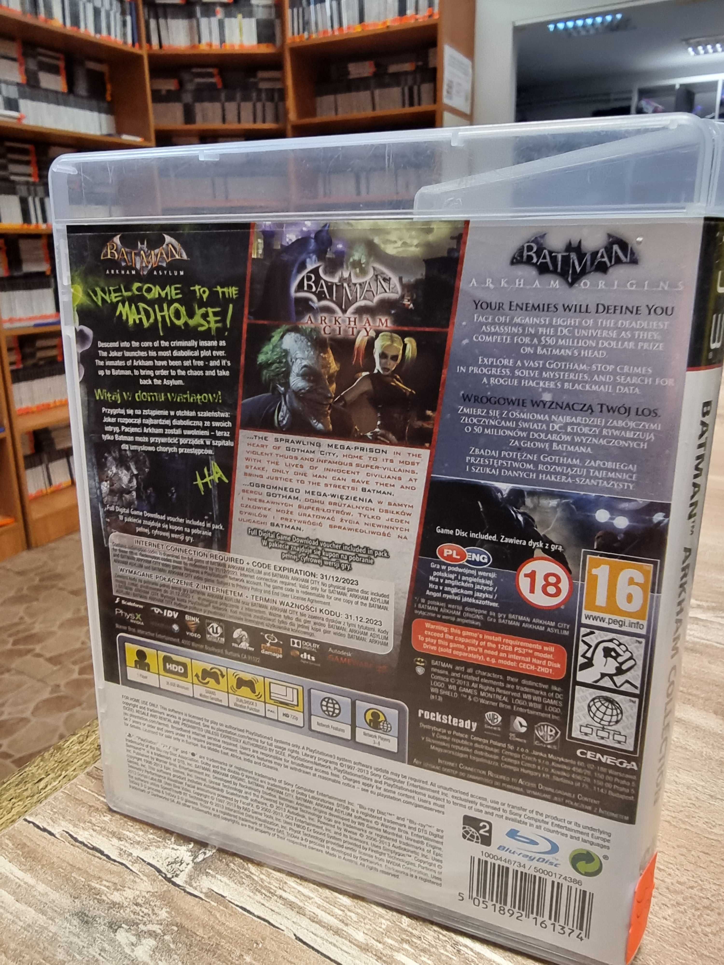 Batman: Arkham Collection PS3 SklepRetroWWA Wysyłka Wymiana