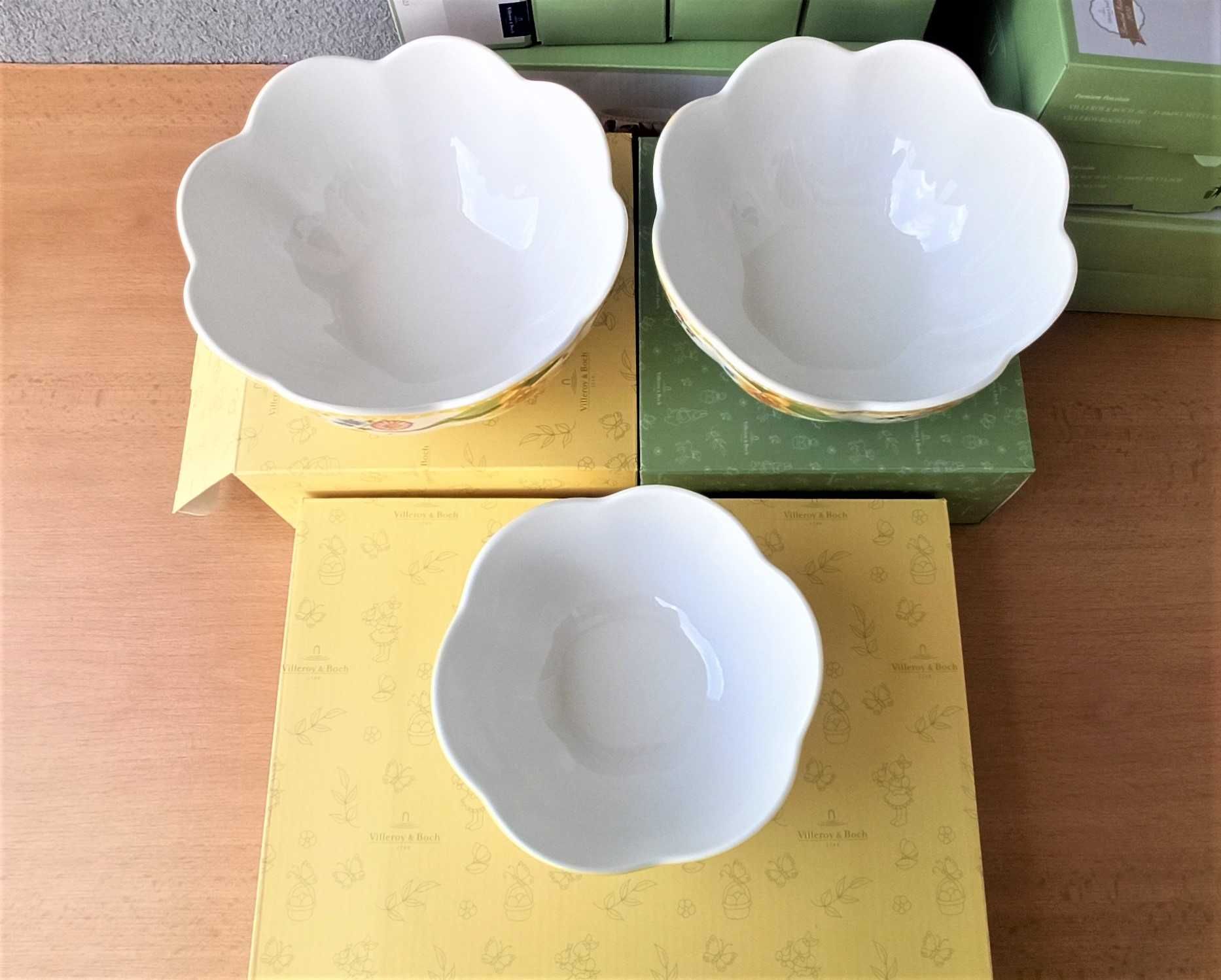 Большие и маленькие салатники Villeroy&Boch серия Spring Awakening
