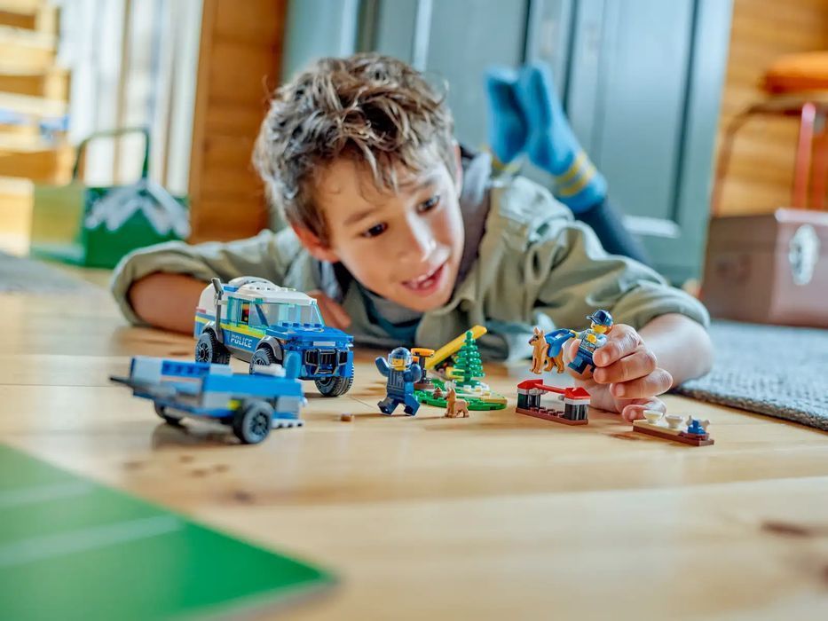 Klocki Lego City Szkolenie psów policyjnych w terenie 197 elementów
