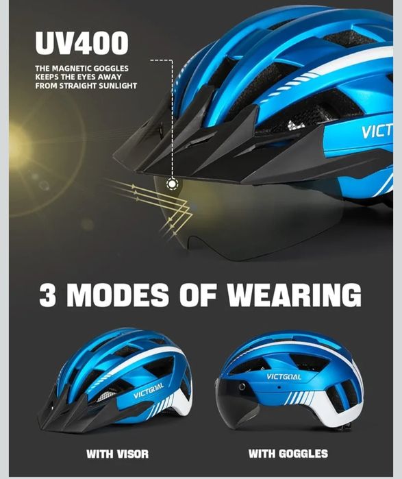 VICTGOAL Kask rowerowy dla mężczyzn i kobiet, MTB