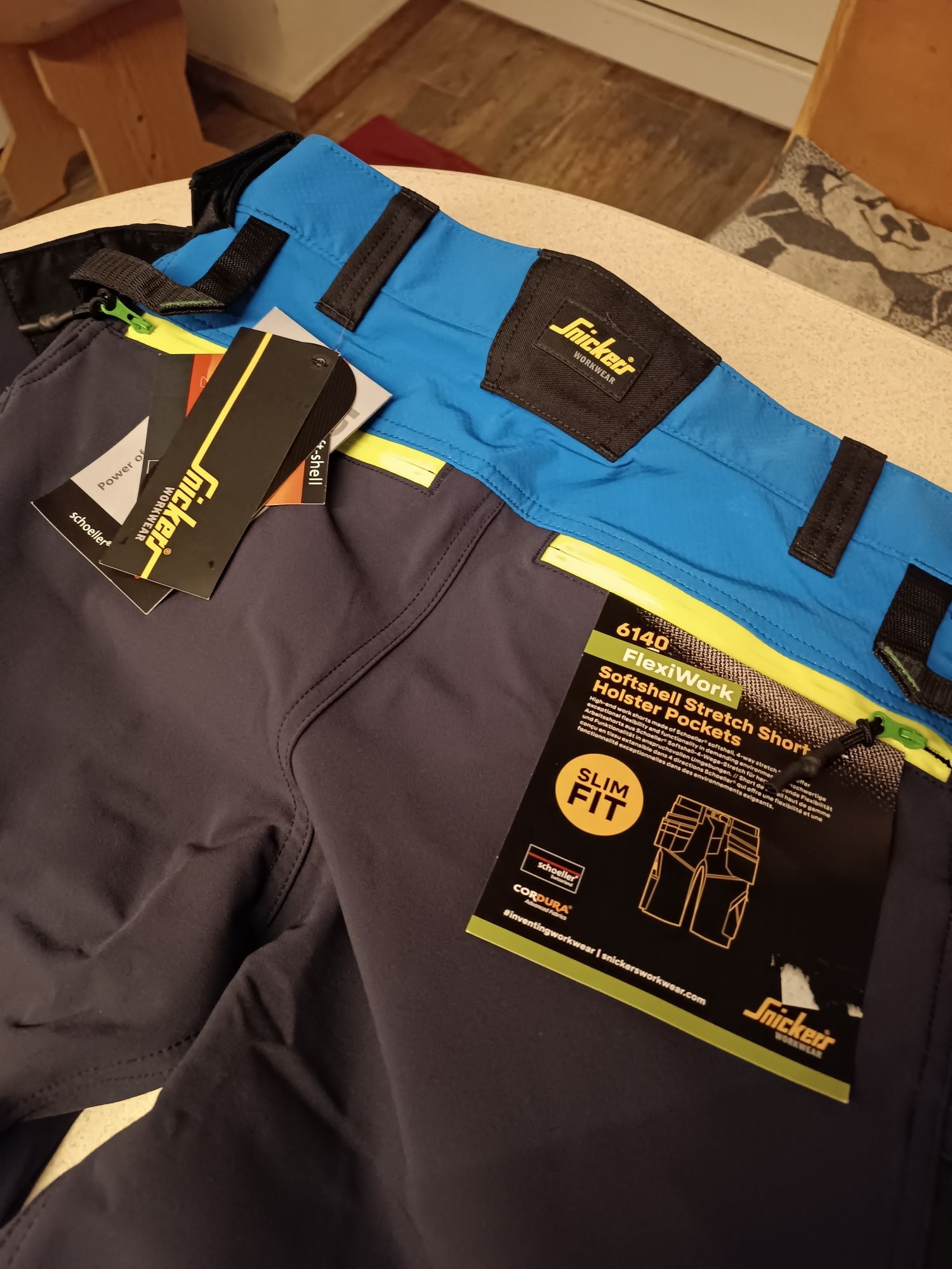 Krótkie spodenki snickers 6140 rozm.50 Softshell BHP flexiwork sl