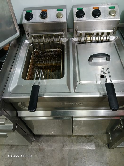Fritadeira Industrial Dupla Trifásica Elframo