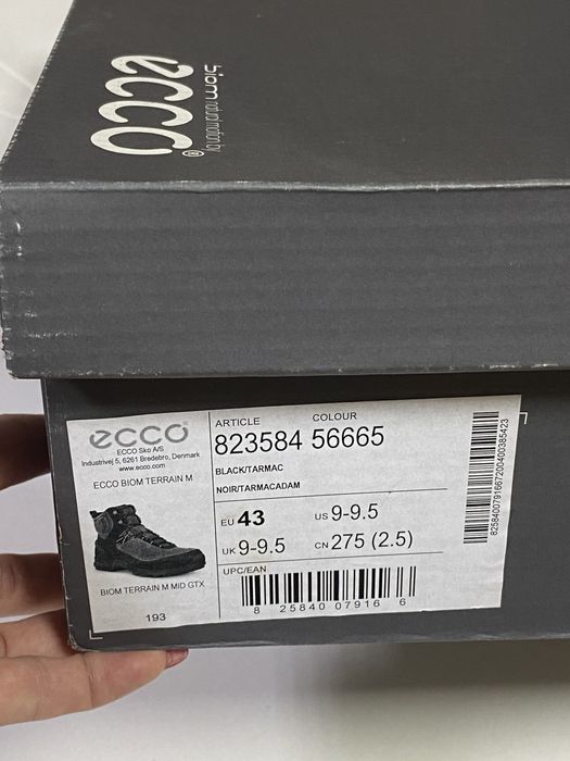 43р. Ботінки черевики Ecco Biom TERRAIN M Gore-Tex (lowa Оригінал