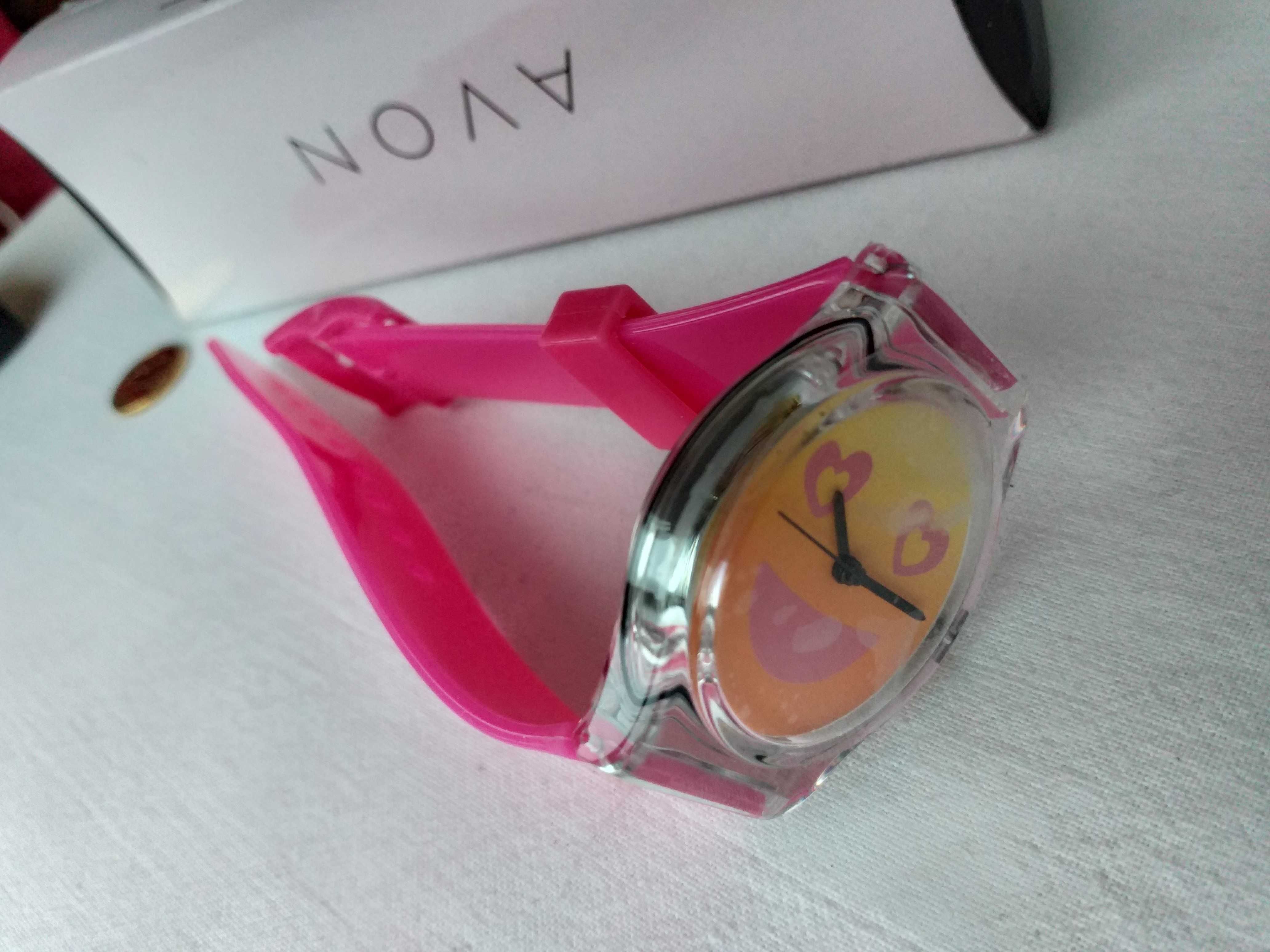 Avon Zegarek damski FUN PINK STRAP WATCH nowy #15