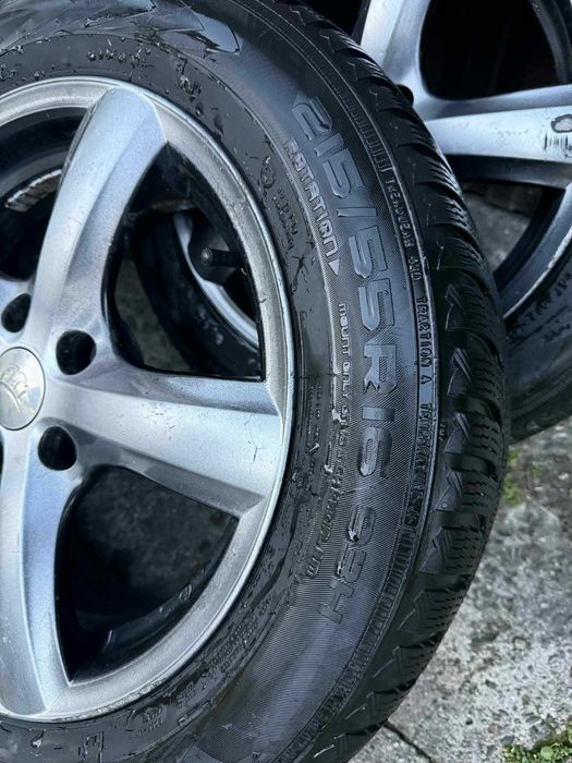 Koła zimowe 215/55/16 5x112 nokian audi a4 b7 b8 volkswagen seat skoda
