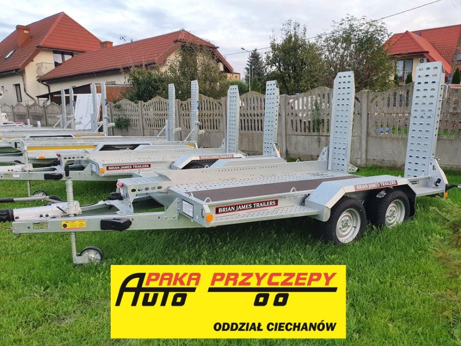 Przyczepa pod minikoparkę  BRIAN JAMES TRAILERS 3,5t