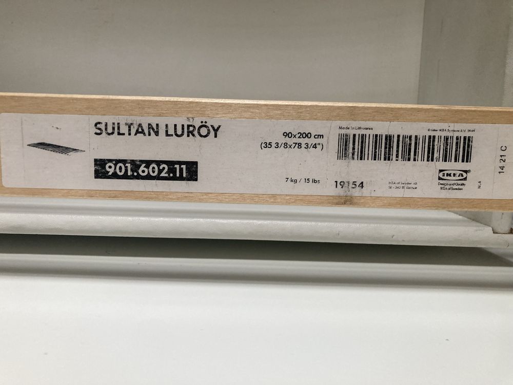 Łóżko pojedyńcze 90x200 Ikea