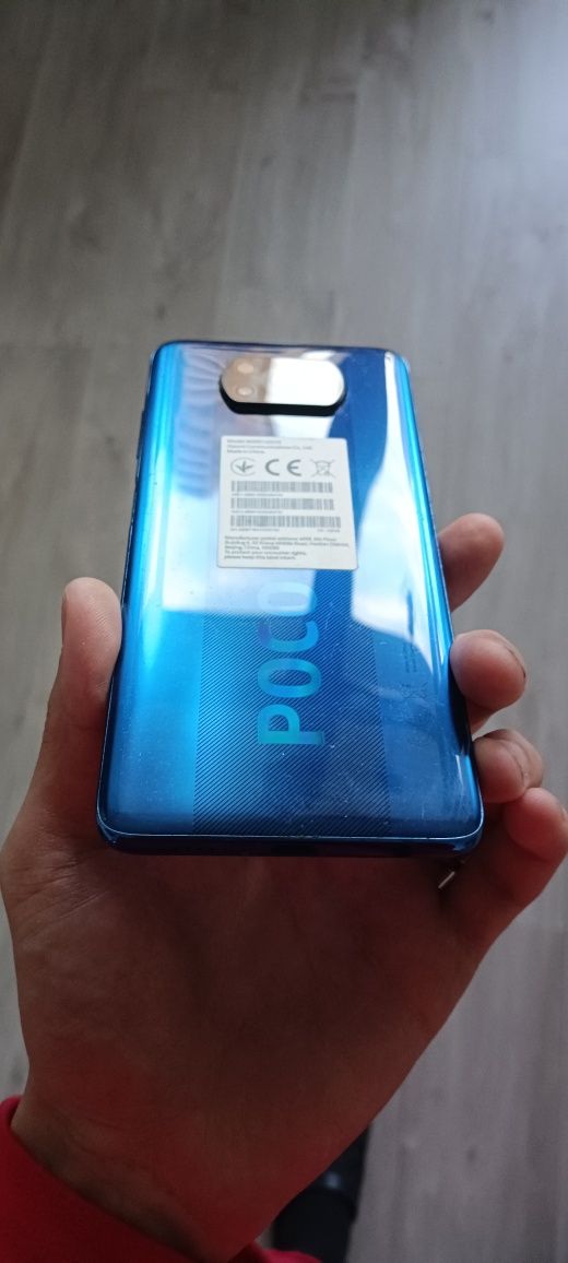 Смартфон Poco X3 NFC 6/128 GB Cobalt Blue