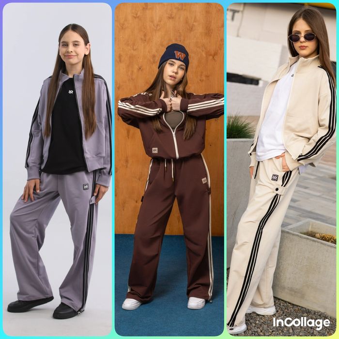 Спортивний костюм для дівчинки люкс якість 140,146,152,158,164