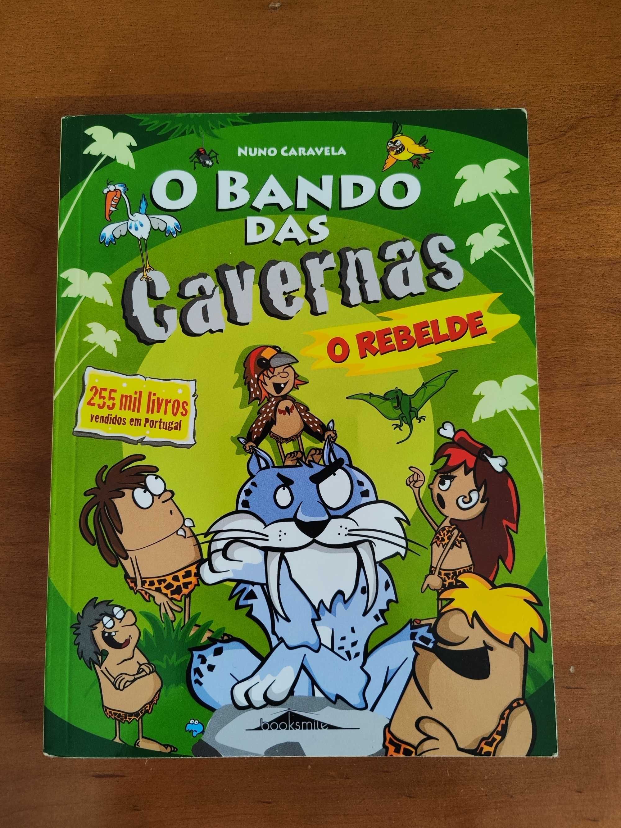 Livro "O Bando das Cavernas (O Rebelde)"