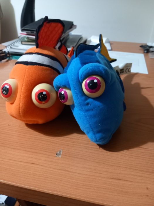 Peluches Nemo e Dory da Hasbro